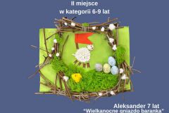 I miejsce w kategorii 6-9 lat - 2