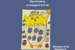 I miejsce w kategorii 6-9 lat - 4